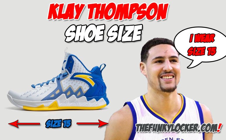 What size Shoes Does Klay Thompson Wear?