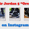 Air Jordan 5 "Oreo" on the feet