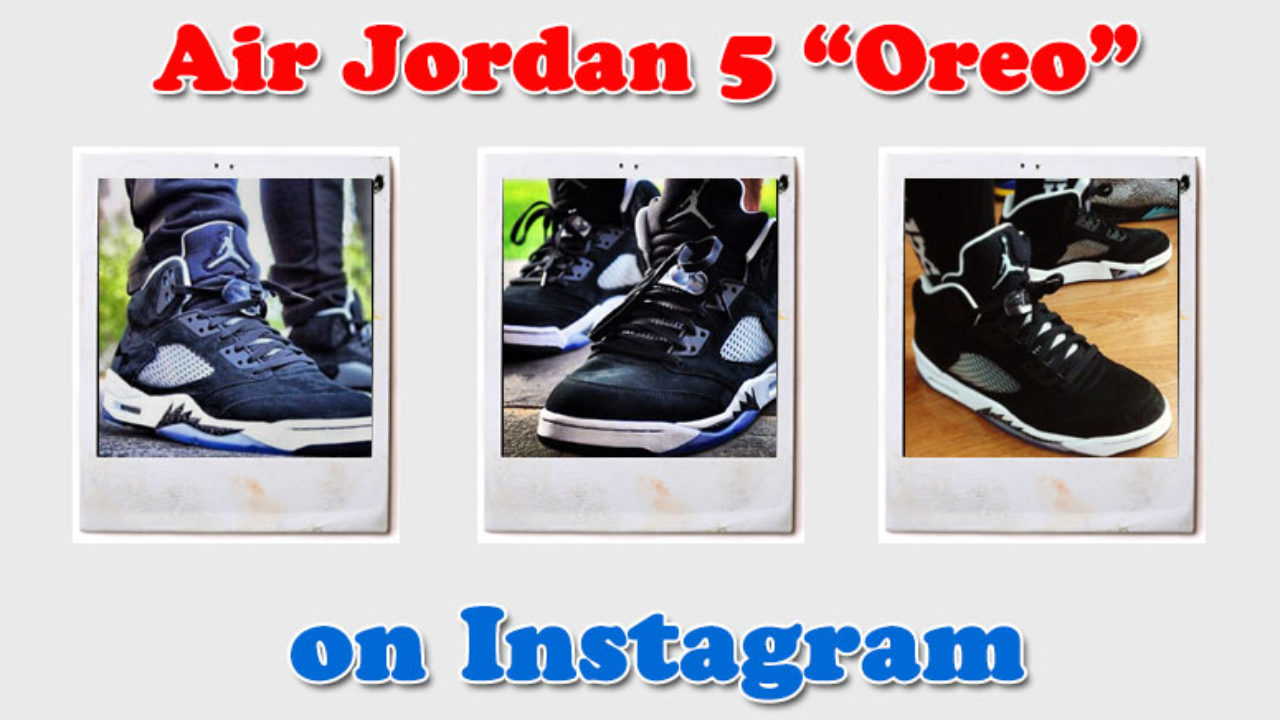 jordan 5 oreo on feet