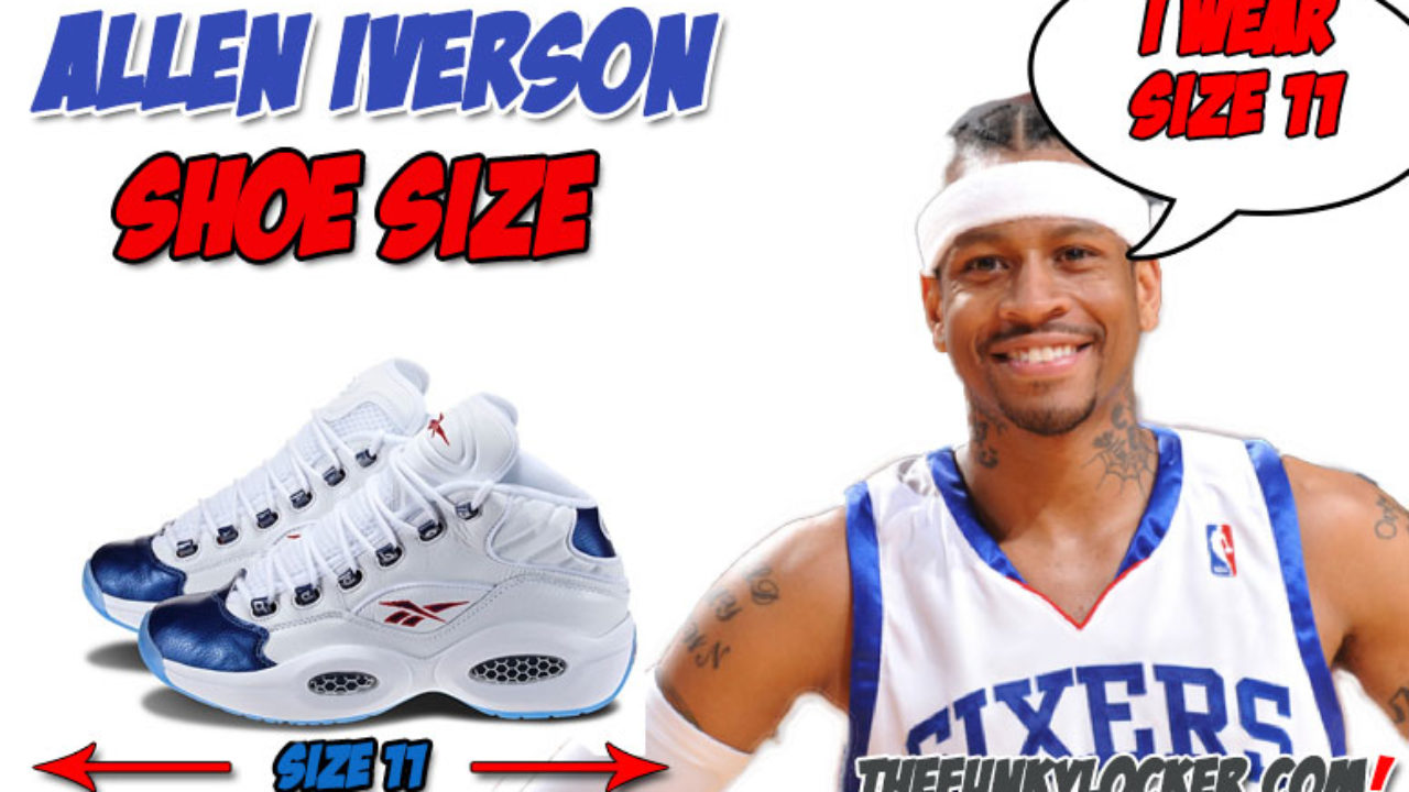 allen iverson shoes size 13