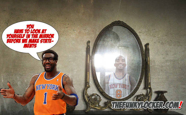 Amare Sends Jabs at JR Smith