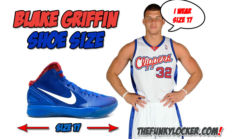 What is Blake Griffin's Shoe Size?