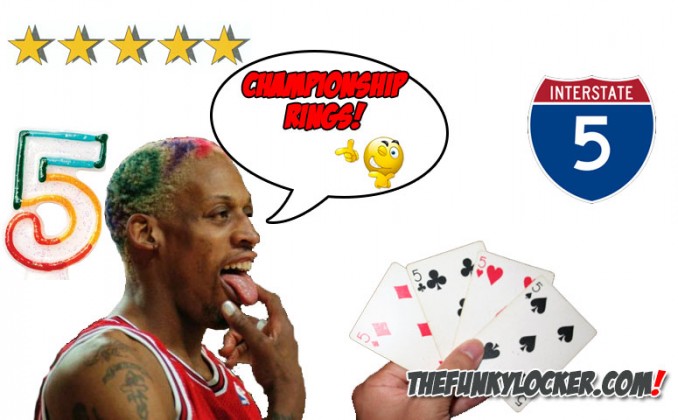 How Many Championship Rings Does Dennis Rodman Have?