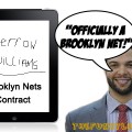 Deron Williams Signs Contract on Ipad