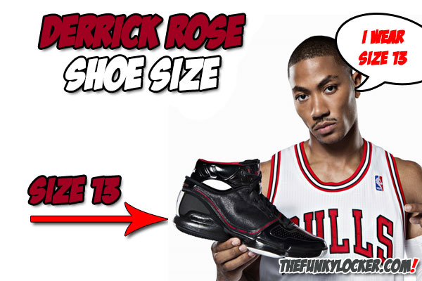 What is Derrick Rose Shoe Size?