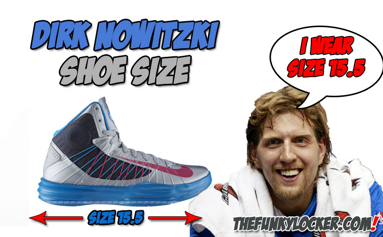 What Size Shoes does Dirk Nowitzki