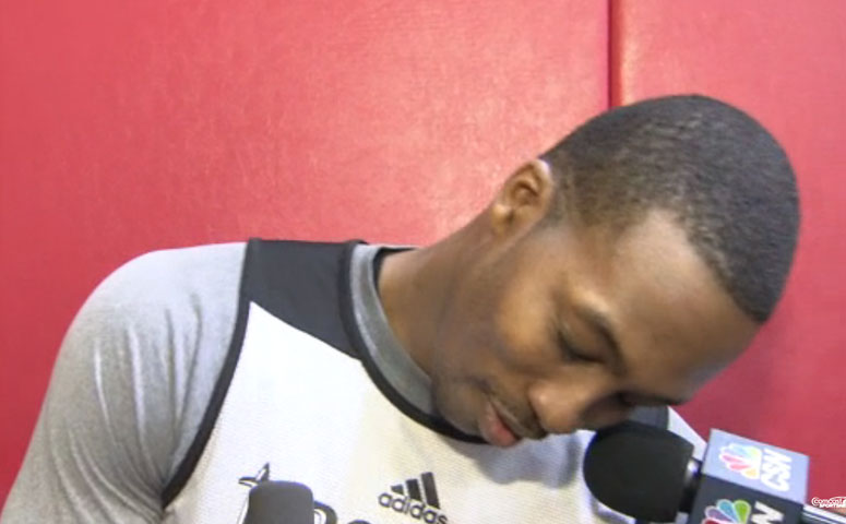 Dwight Howard Falls Asleep When Asked About the Lakers