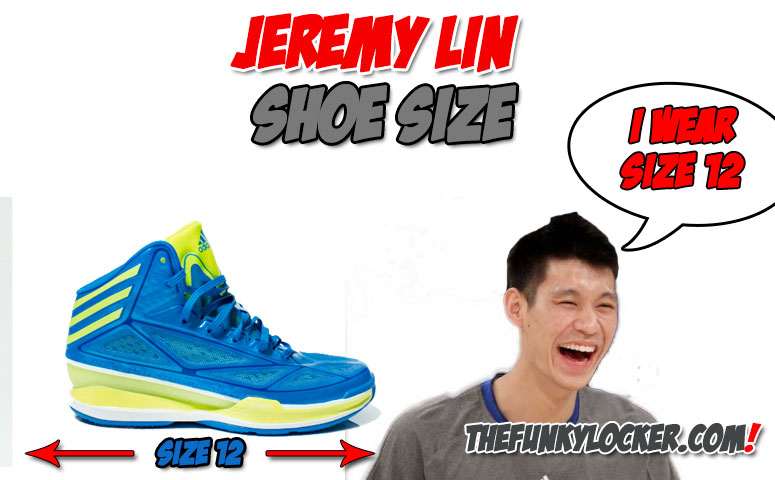 How Big Are Jeremy Lins' Feet?