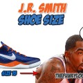 How Big are JR Smith's Feet?