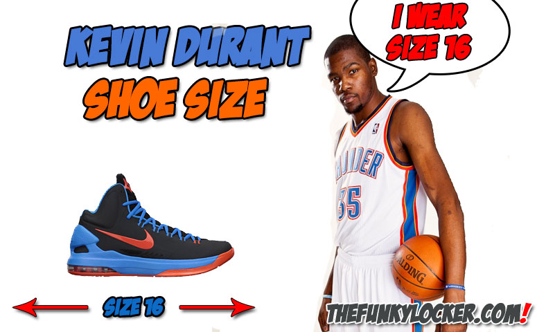 kevin durant shoe size