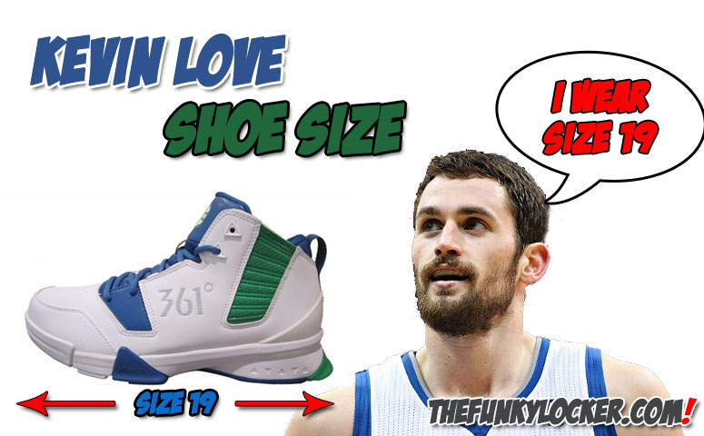 What Size Shoes Does Kevin Love Wear?