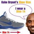 What is Kobe Bryant's Shoe Size?