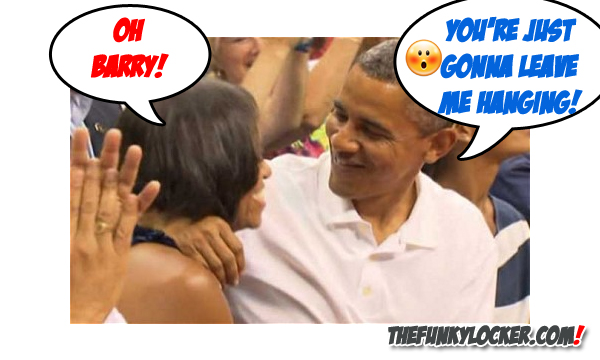 Michelle Obama Disses the President Obama's Kiss Attempt