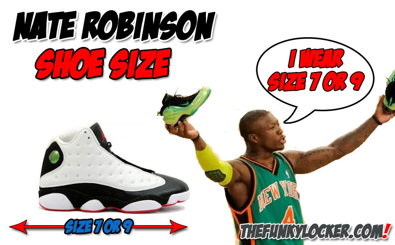 What Size Shoes Does Nate Robinson Wear?