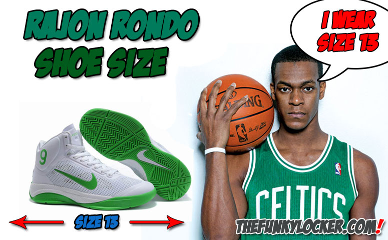 What Size Shoes Does Rajon Rondo Wear?