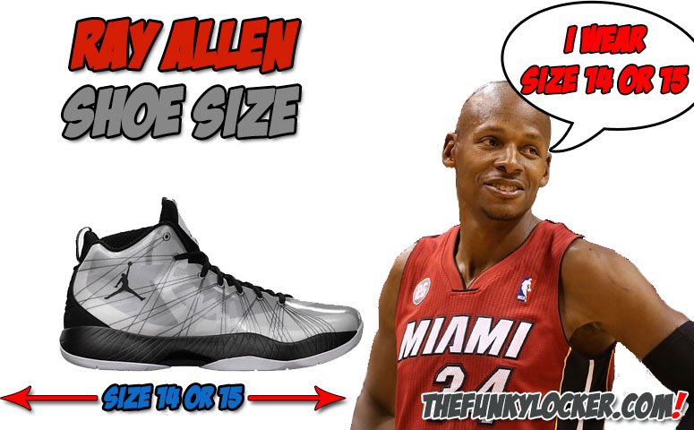 What Size Shoes Does Ray Allen Wear?