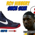 How Big are Roy Hibbert's Feet?