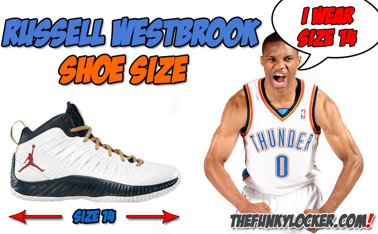 What Size Shoes Russell Westbrook Wears?