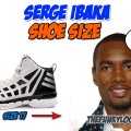 How Big are Serge Ibaka's Feet?