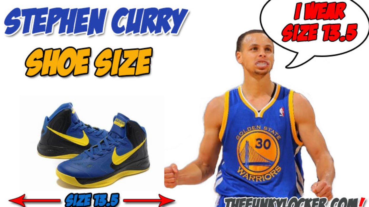 steph curry foot size