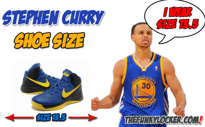 steph curry shoe size