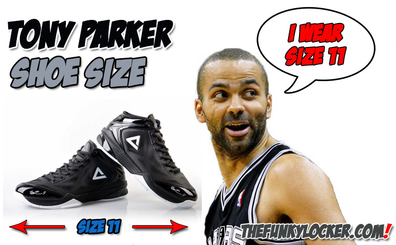 What Size Shoes Does Tony Parker Wear?